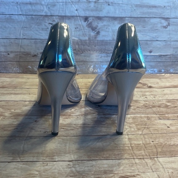 Good American Silver Clear Heels - Picture 6 of 9